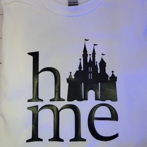 Disney castle home unisex t-shirt
